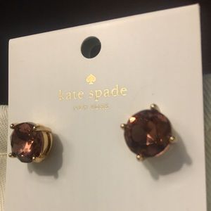 Kate Spade Gum Drop Lilac Petal Stud Earrings